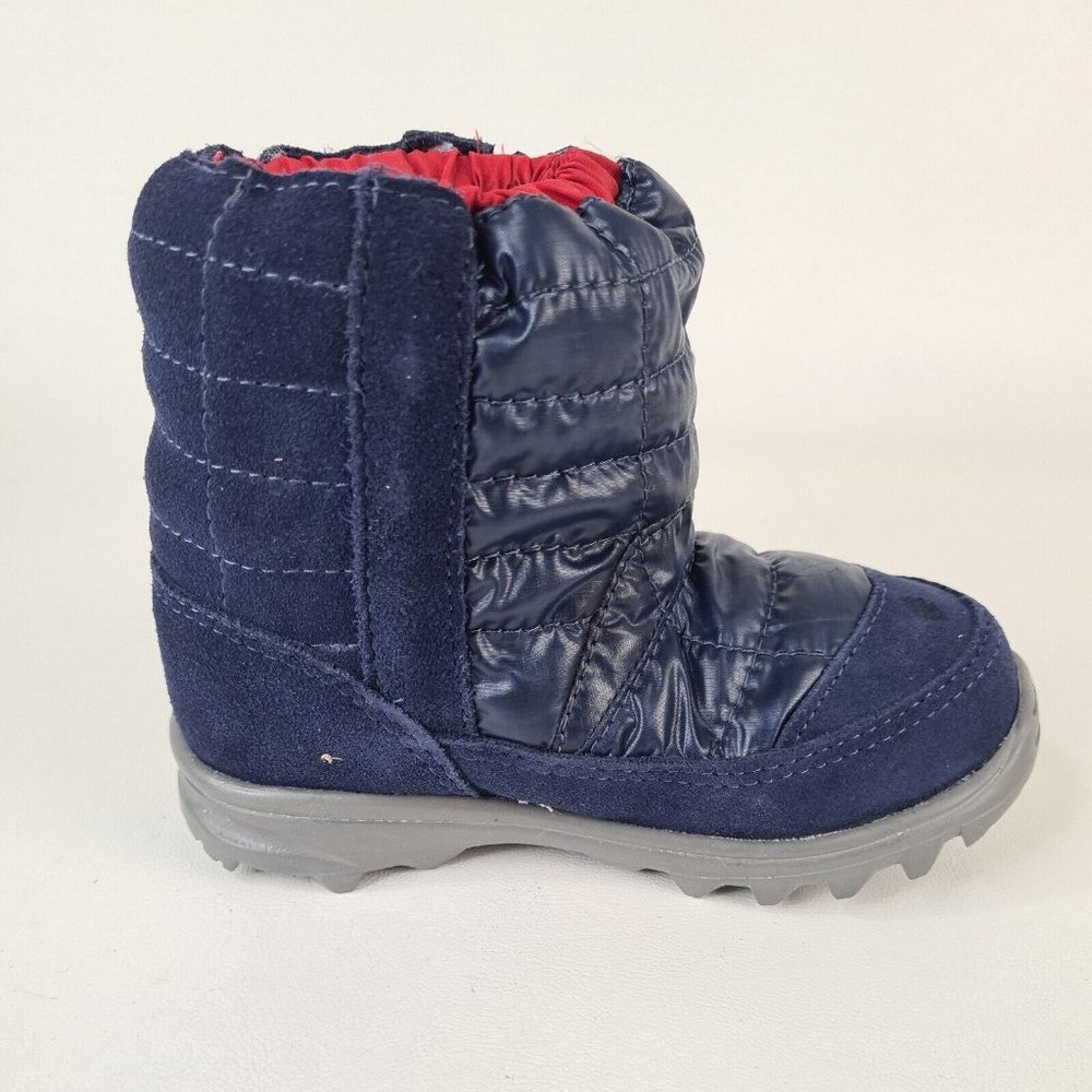 The North Face Boy Toddler Winter Camp Boots 200g Insulated Blue - Picture 3 of 12